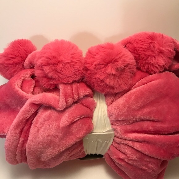 Opalhouse Pink Pom Pom throw blanket 50”x60” NEW - Picture 2 of 6